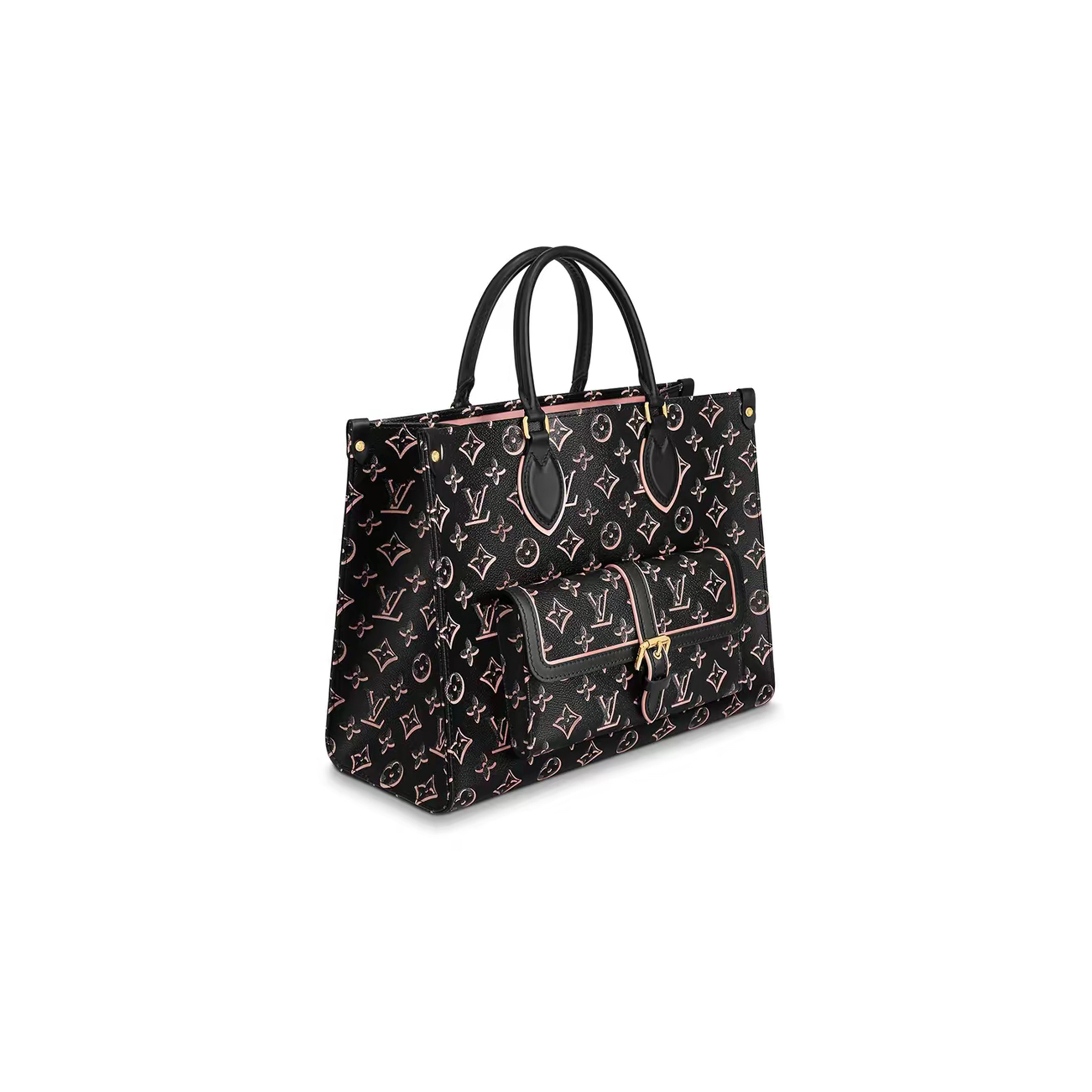 LOUIS VUITTON MASTER ONTHEGO MMMONOGRAM CANVAS BLACK M46154 (34*26*13cm)
